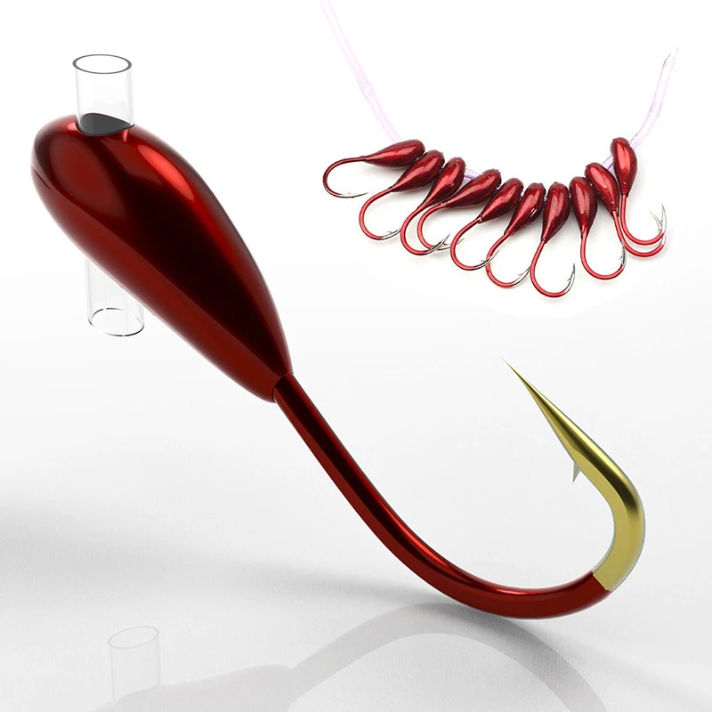 Fishing Hook Offset - 10/20 Mùa Đông Băng Móc Thép