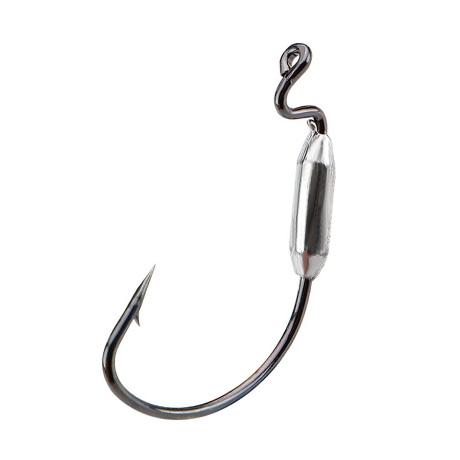 5pcs Soft Worm Lure 1/0# 2/0#  - đánh giá và giá Fishing Hook Offset