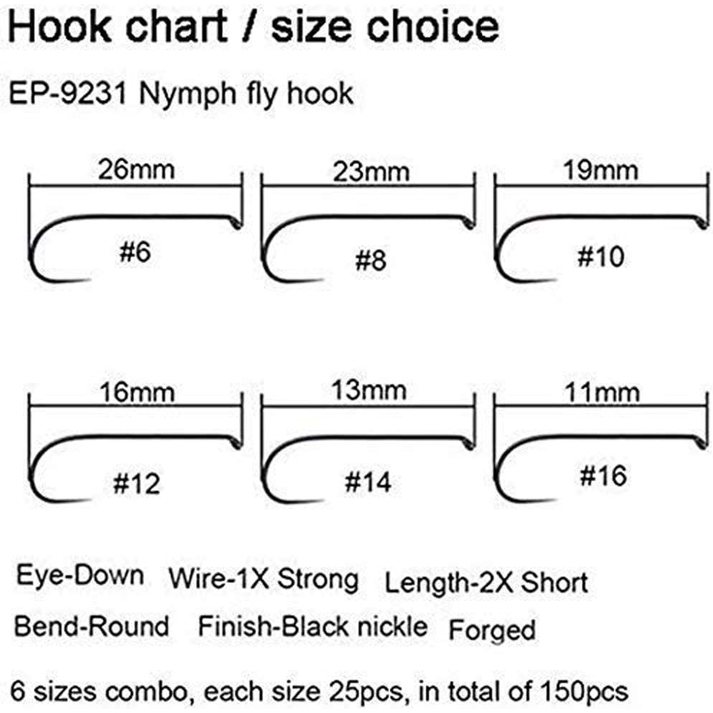 Aventik Eupheng 100PCS Competi - đánh giá và giá Fishing Hook Barbless