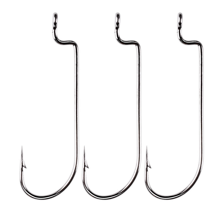 100 Cái/lốc Câu Cá Móc Thép Ca - đánh giá và giá Fishing Hook Offset