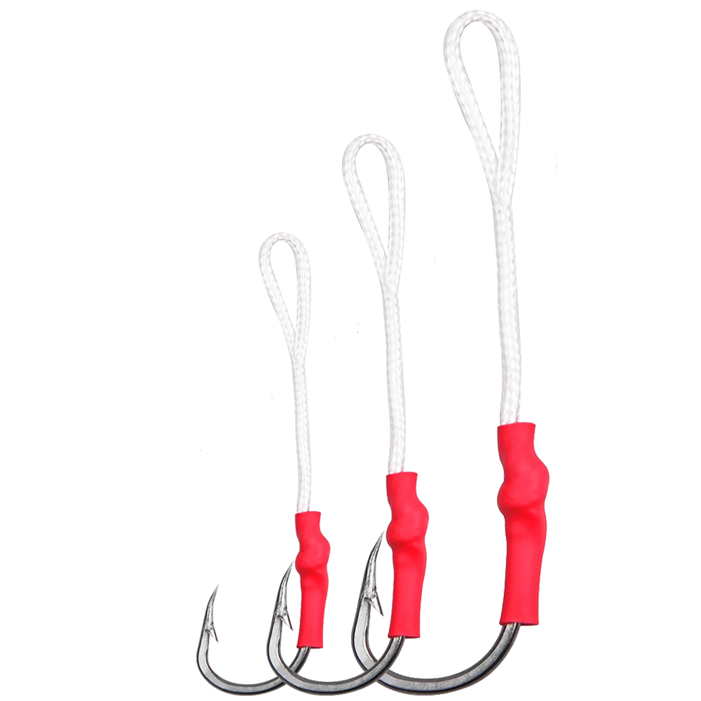 5Pcs 1/0-10/0 Slow jig assist  - đánh giá và giá Fishing Hook Offset
