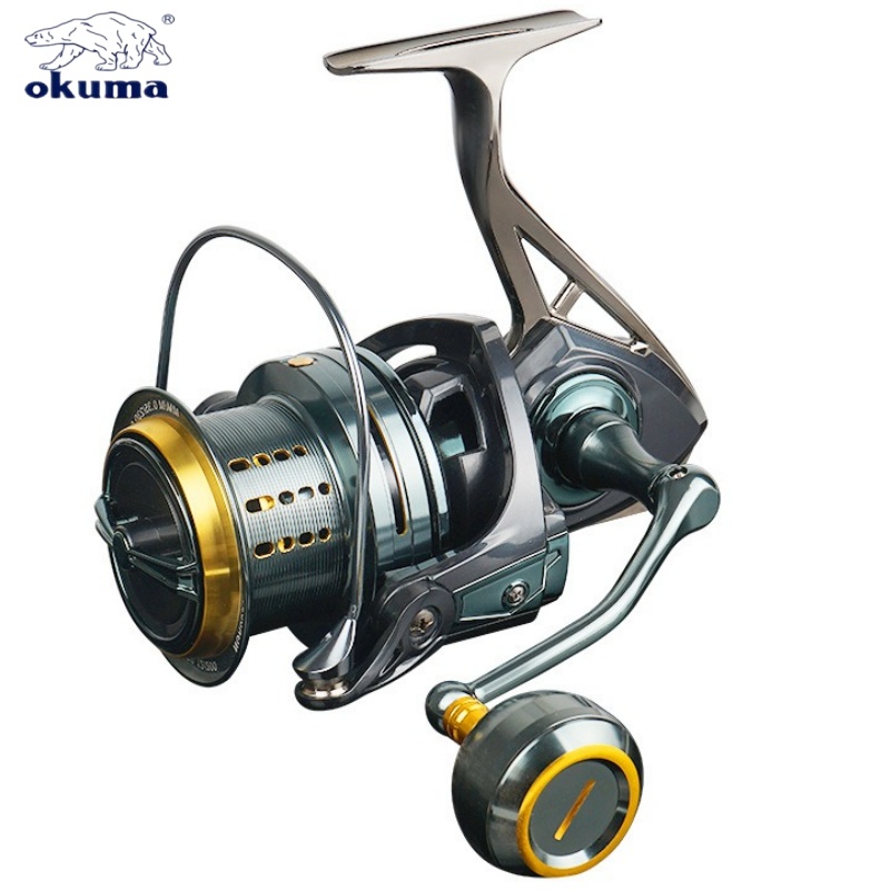 Okuma Premium Large Spinning W - đánh giá và giá Abu Garcia Reel Max