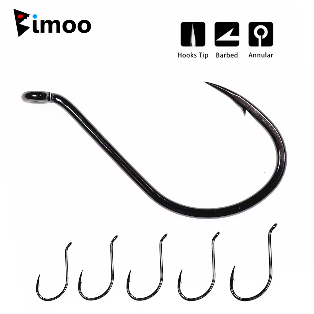 Bimoo 20 Chiếc Bù Đắp Bạch Tuộ - đánh giá và giá Fishing Hook Barbless