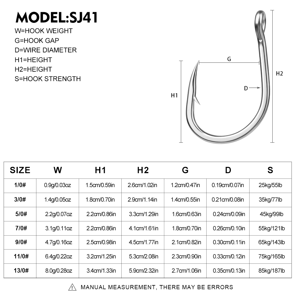 PROBEROS 10pcs/lot Fishing Hoo - đánh giá và giá Fishing Hook Size