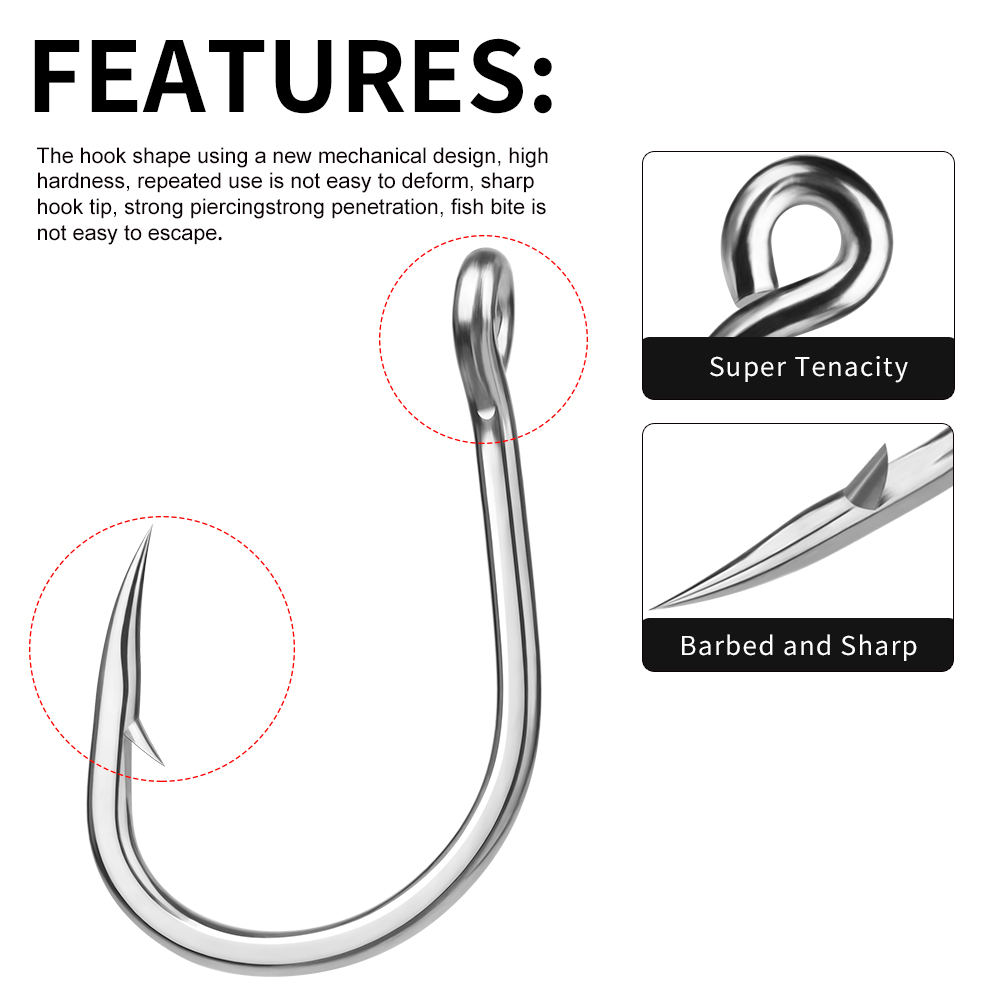 PROBEROS 10pcs/lot Fishing Hoo - đánh giá và giá Fishing Hook Size