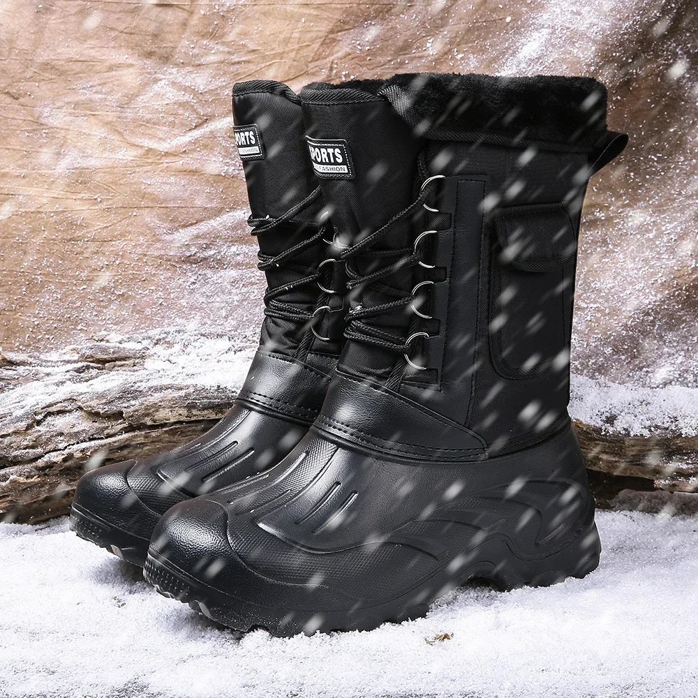 Men Winter Snow Boots Outdoor  - đánh giá và giá Fishing Hook