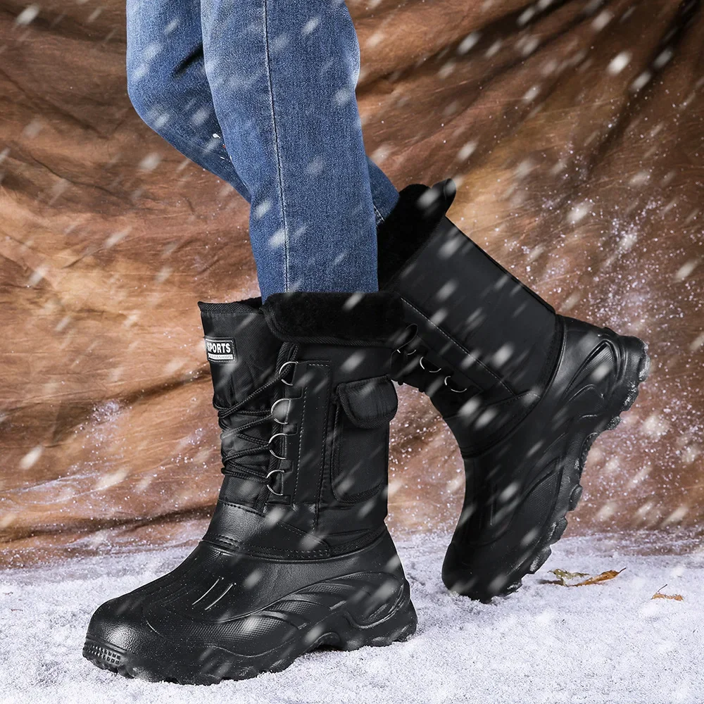 Men Winter Snow Boots Outdoor  - đánh giá và giá Fishing Hook