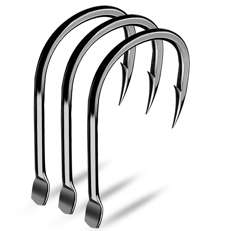 PROBEROS 30 Chiếc Thép Carbon  - đánh giá và giá Fishing Hook Offset