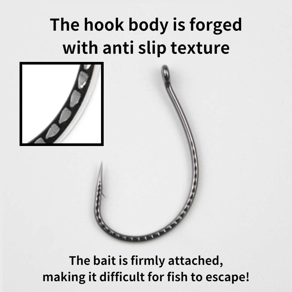 50pcs Wacky Hooks High Carbon  - đánh giá và giá Fishing Hook Barbless