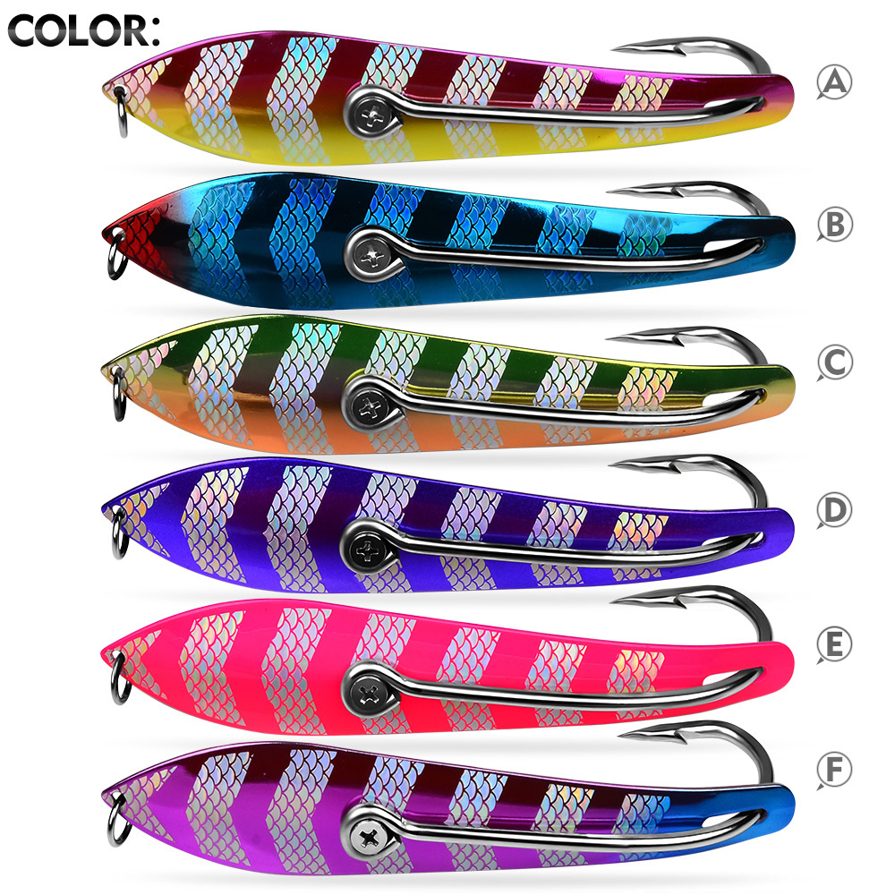 PROBEROS New 6-Color Single-Ho - đánh giá và giá Fishing Hook Size