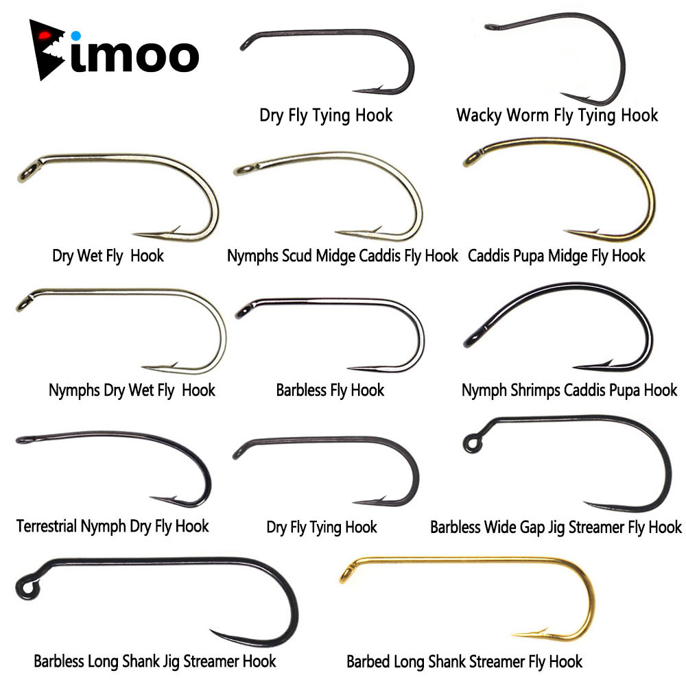 Bimoo 100PCS 8 # ~ 22 # Thép G - đánh giá và giá Fishing Hook Barbless