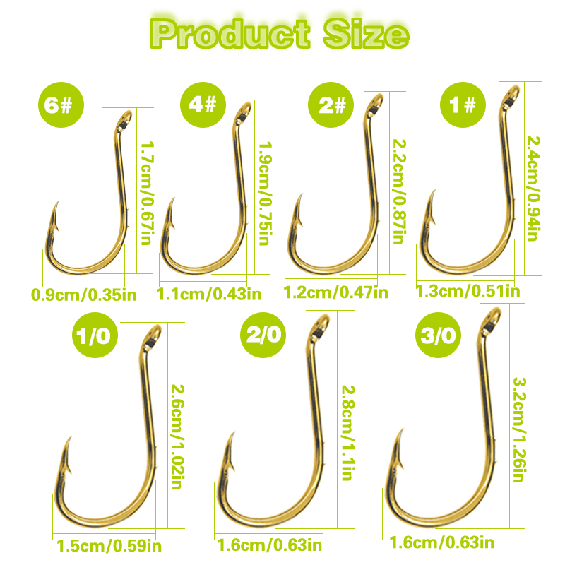 50pcs Fishing Octopus Hooks, S - đánh giá và giá Fishing Hook Circle